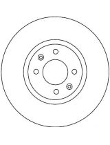 TRW DF4141 Тормозной диск
