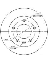 Patron PBD2790 Тормозной диск передний