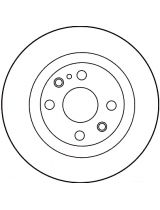 TRW DF2703 Тормозной диск