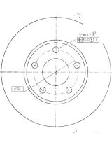 Patron PBD2626 Тормозной диск передний