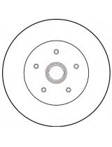 TRW DF1524S Тормозной диск передний