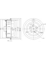 Patron PDR1003 Тормозной барабан