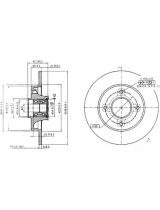 Patron PBD7011 Тормозной диск