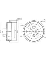 Patron PDR1256 Тормозной барабан
