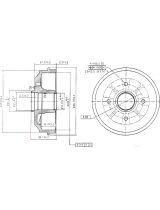 Patron PDR1370 Тормозной барабан