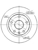 Patron PBD2619 Тормозной диск передний