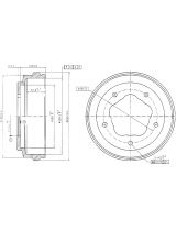 Patron PDR1062 Тормозной барабан