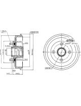 Patron PDR1584 Тормозной барабан