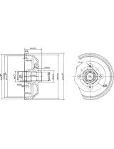 Patron PDR1115 Тормозной барабан