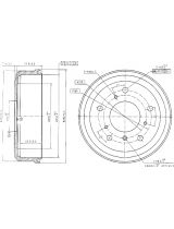 Patron PDR1190 Тормозной барабан