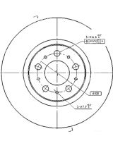 Patron PBD4053 Тормозной диск