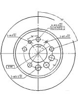 Patron PBD1674 Тормозной диск задний