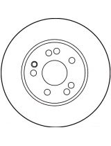 TRW DF2749 Тормозной диск