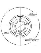 Patron PBD2809 Тормозной диск