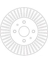 TRW DF6407 Тормозной диск