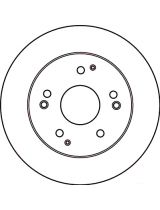 TRW DF6026 Тормозной диск