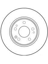 TRW DF1581 Тормозной диск
