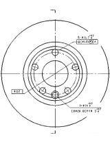Patron PBD2665 Тормозной диск передний