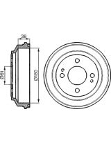 Stellox 6025-9908-SX Тормозной барабан
