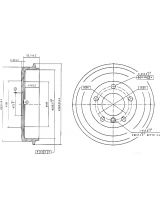 Patron PDR1035 Тормозной барабан