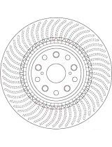 TRW DF6488S Тормозной диск