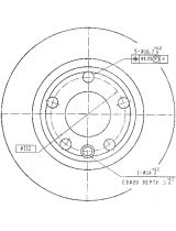 Patron PBD1593 Тормозной диск передний