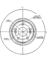 Patron PBD4259 Тормозной диск передний