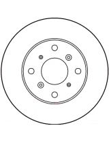 TRW DF3109 Тормозной диск