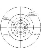 Patron PBD7004 Тормозной диск