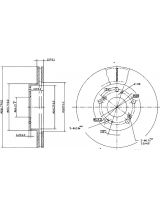 Patron PBD7195 Тормозной диск передний