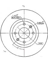 Patron PBD4183 Тормозной диск передний