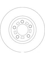 TRW DF4385 Тормозной диск