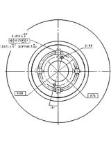 Patron PBD9559 Тормозной диск передний