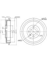 Patron PDR1615 Тормозной барабан