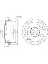 Patron PDR1156 Тормозной барабан