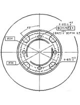 Patron PBD2572 Тормозной диск передний