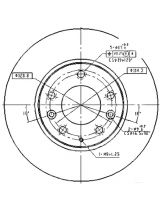 Patron PBD4386 Тормозной диск передний