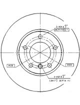 Patron PBD2769 Тормозной диск