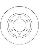 TRW DF4115 Тормозной диск
