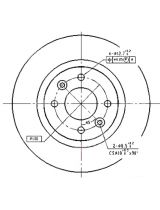 Patron PBD1017 Тормозной диск передний