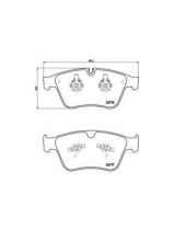 BREMBO P50105 Колодки дисковые передние