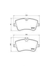 BREMBO P50045 Колодки дисковые передние