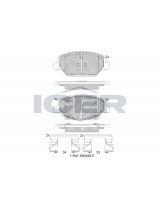 ICER 182317 Колодки дисковые