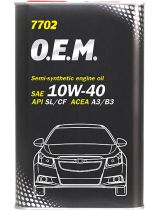 Моторное масло MANNOL MN7702-1ME 7702 OEM for Chevrolet Opel 10W-40 SL/CF 1л METAL