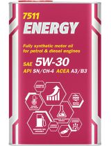 Моторное масло MANNOL MN7511-1ME Energy SN/CH-4 A3/B4 5W-30 1л METAL
