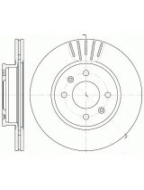 REMSA 666610 Тормозной диск