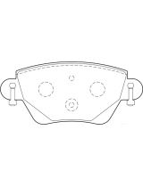 Valeo 301434 Колодки дисковые