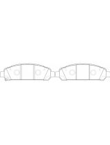 NiBK PN21003 Колодки дисковые