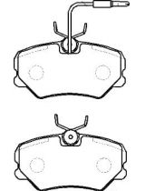 HSB HP5055 Колодки дисковые