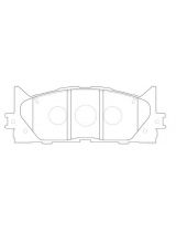 TOYOTA 0446533450 Колодки дисковые